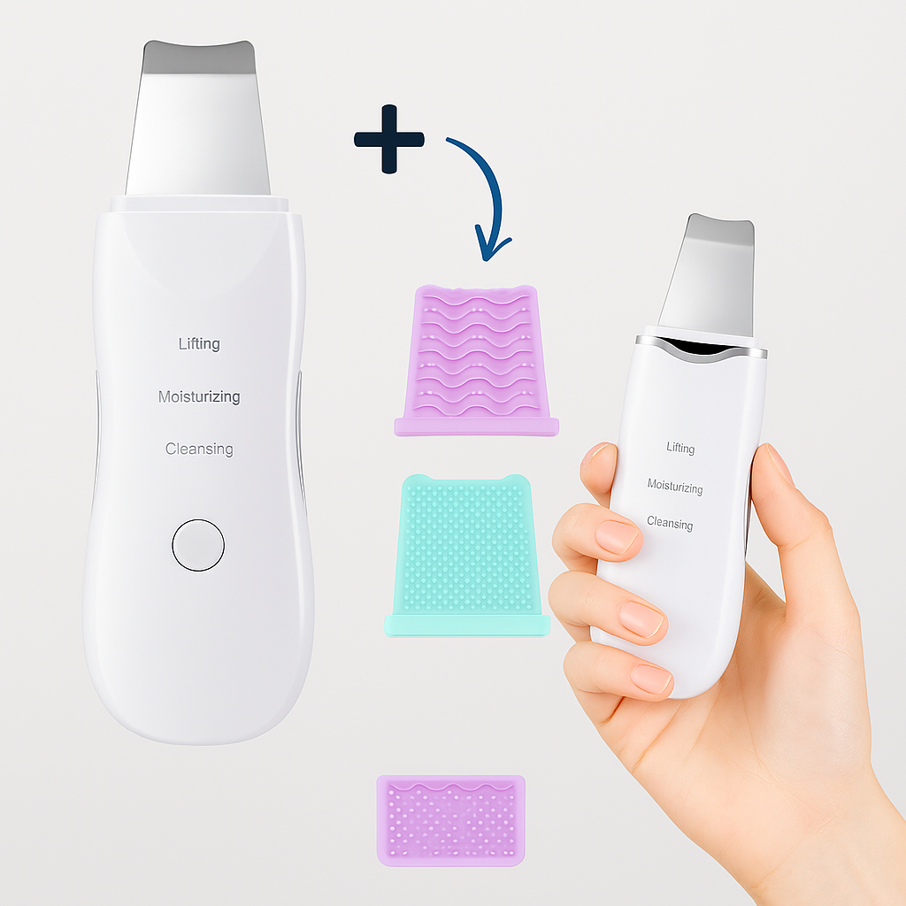 ✨ Espátula Peeling Ultrasónico Facial – Limpia, Reafirma y Deja tu Piel Como Nueva