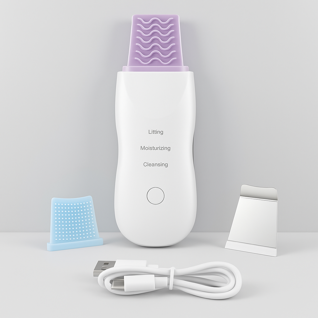 ✨ Espátula Peeling Ultrasónico Facial – Limpia, Reafirma y Deja tu Piel Como Nueva